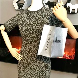Calvin Klein animal print dress
